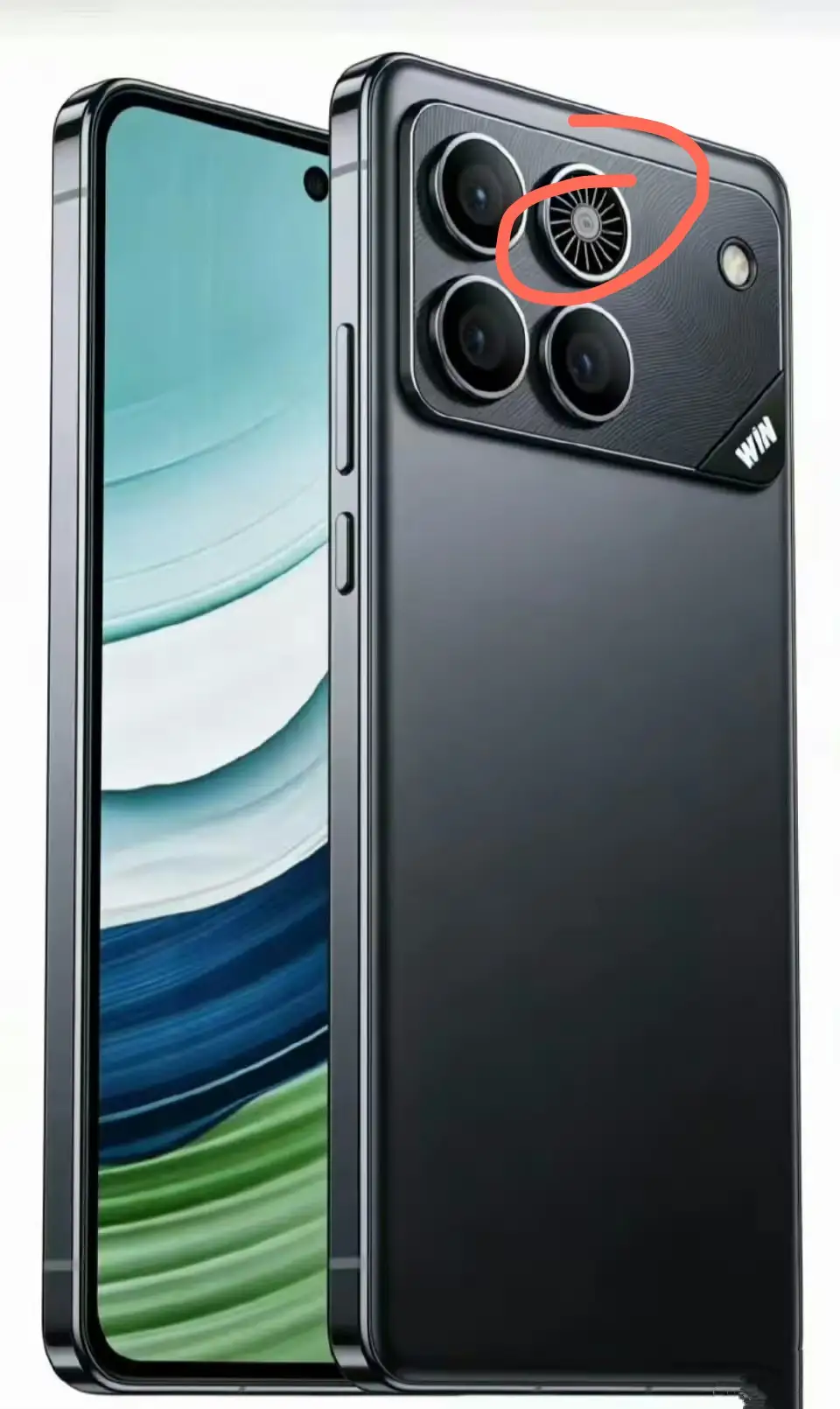 荣耀WIN系列真机图已经曝光，这系列手机最大的特点，当属那内置的小风扇了，风扇集