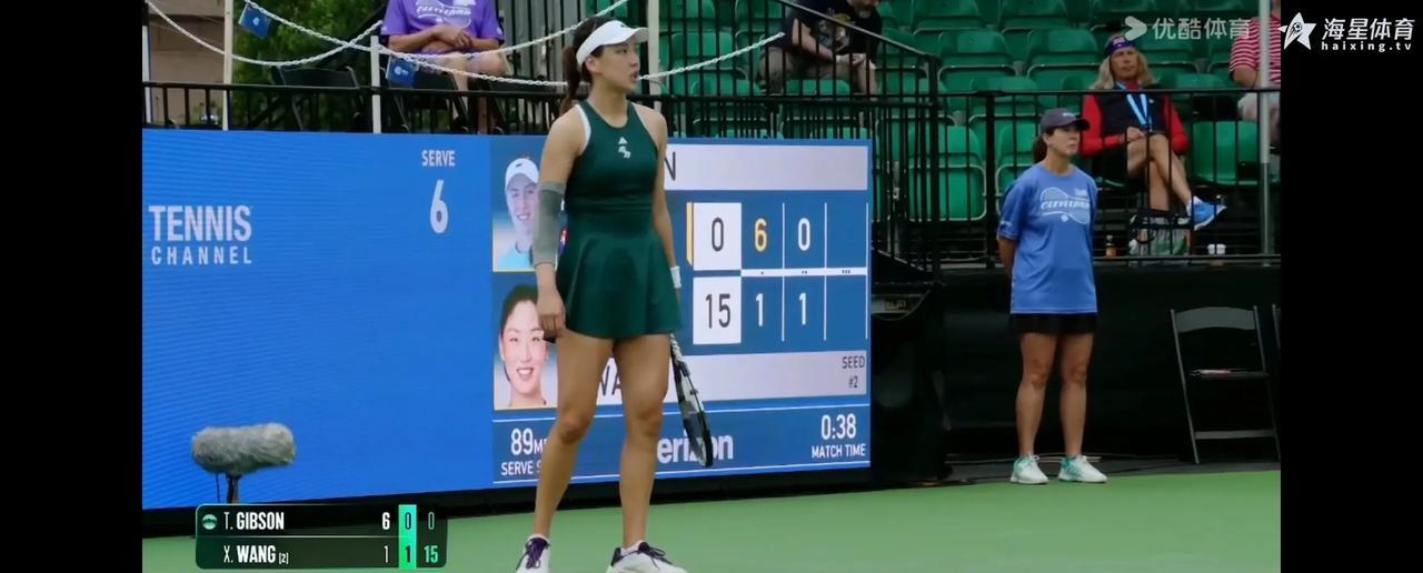 Wta250克利夫兰站。中国金花王欣瑜在第2轮中遇到了澳大利亚小将吉布森。令人意