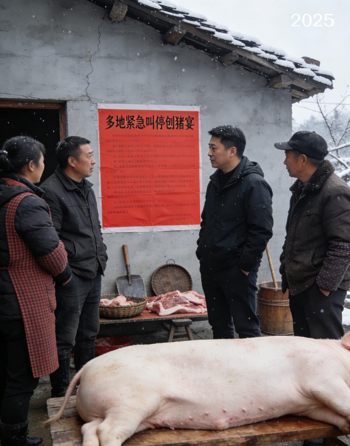 流量太大，人太多，猪不够，地儿不够，安全兜不住，多地只能把“刨猪宴”按暂停键。