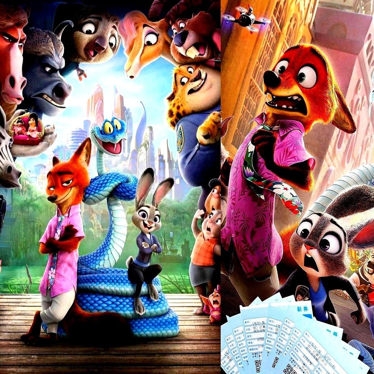 我今天就想问一句，一只狐狸，到底能有多宠一只兔子？陪娃看《疯狂动物城2》的某