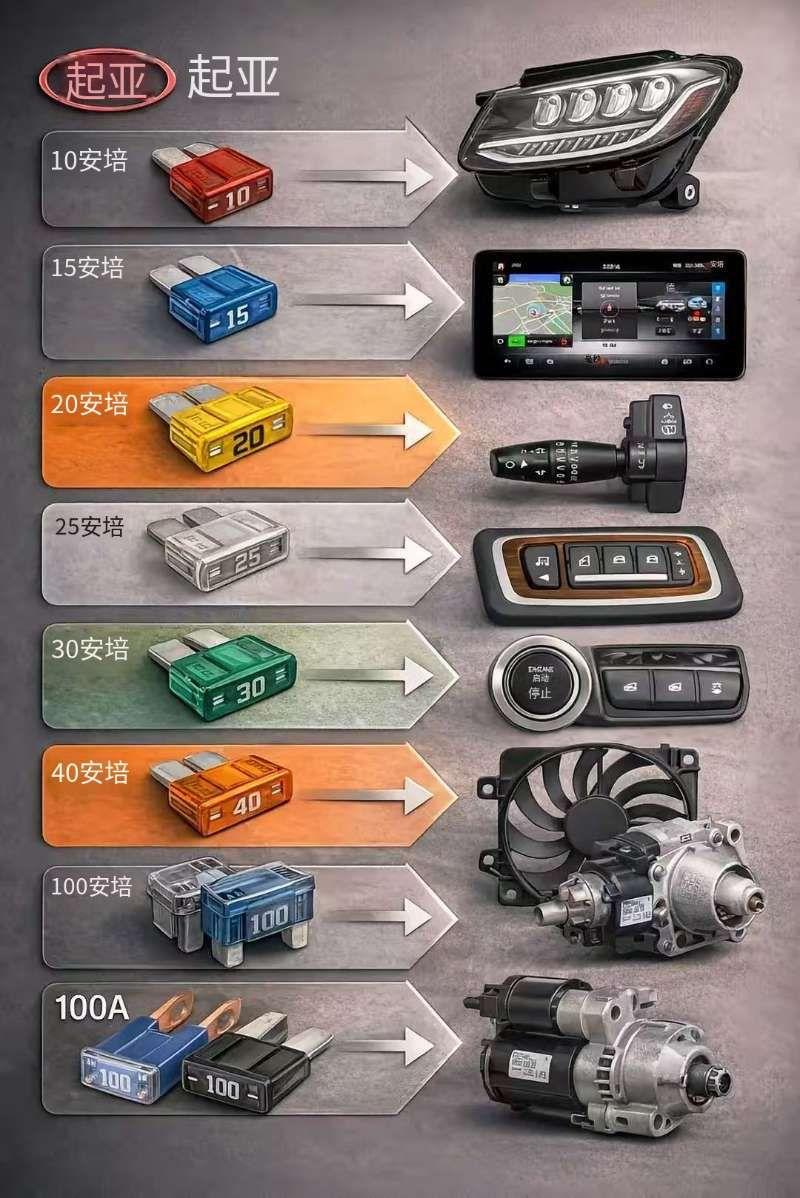 起亚汽车保险丝速查指南。车打不着？灯不亮？收音机没声？80%的情况，问题都出在一