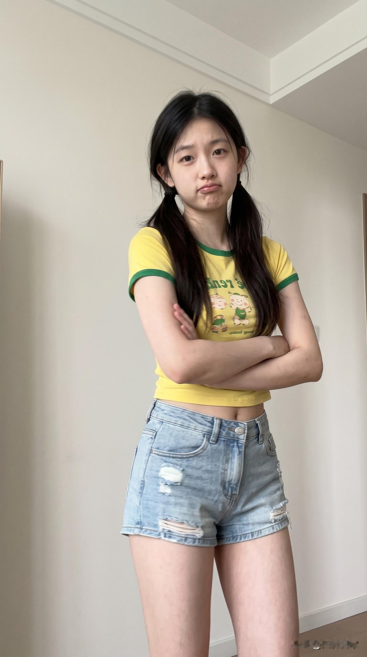 调个亮度，裁一下构图，把脸上的小瑕疵稍微遮一下。不会修到亲妈都不认识，也不会把腿