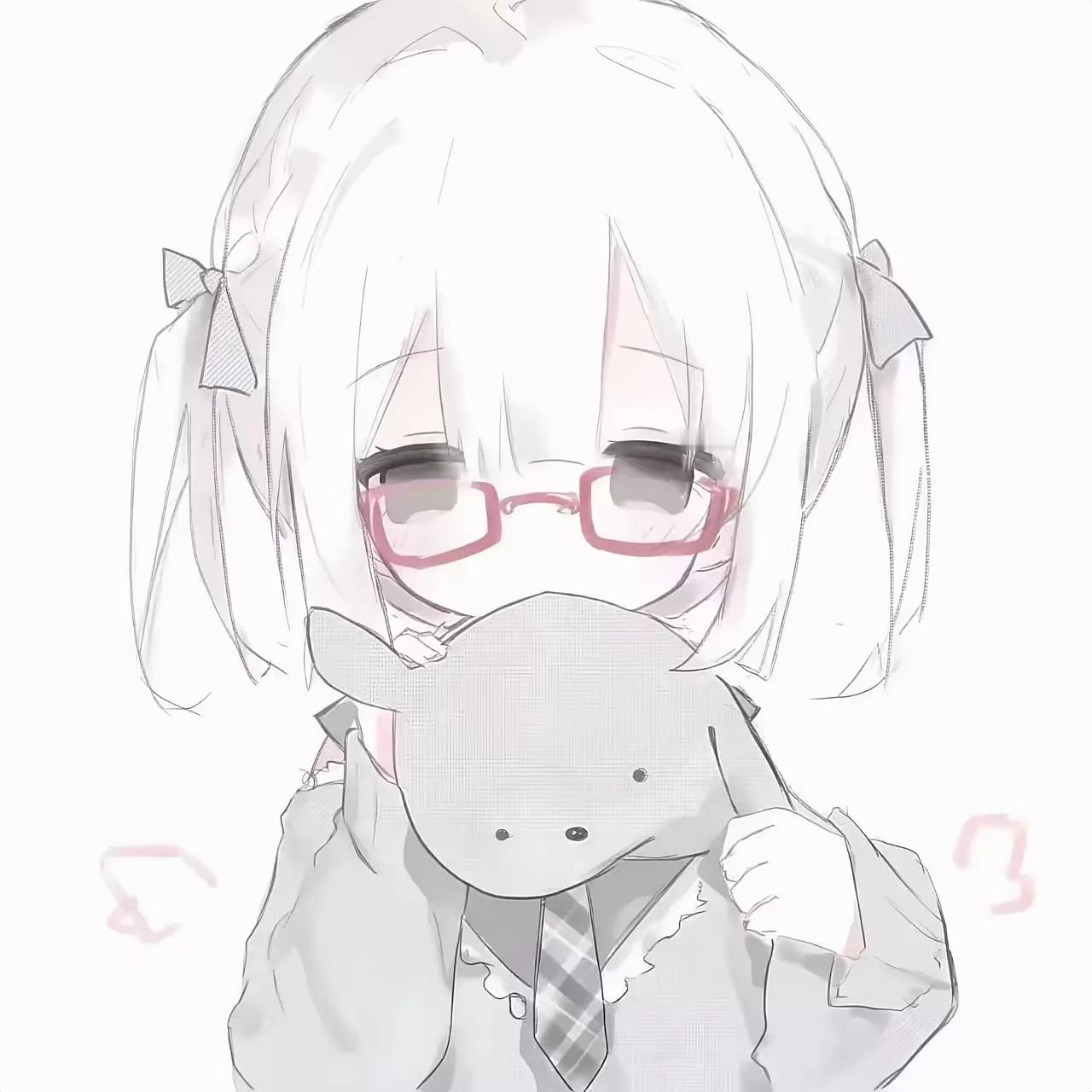 动漫女头|白色系​​​