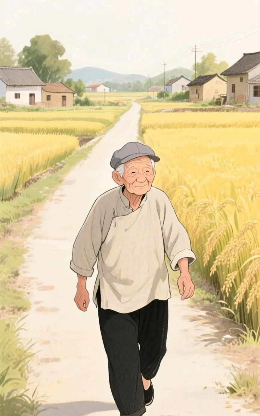 突然就想说说我家老头。这老爷子倔得很，死活不肯跟我们住，非要自己窝在那栋老破小的