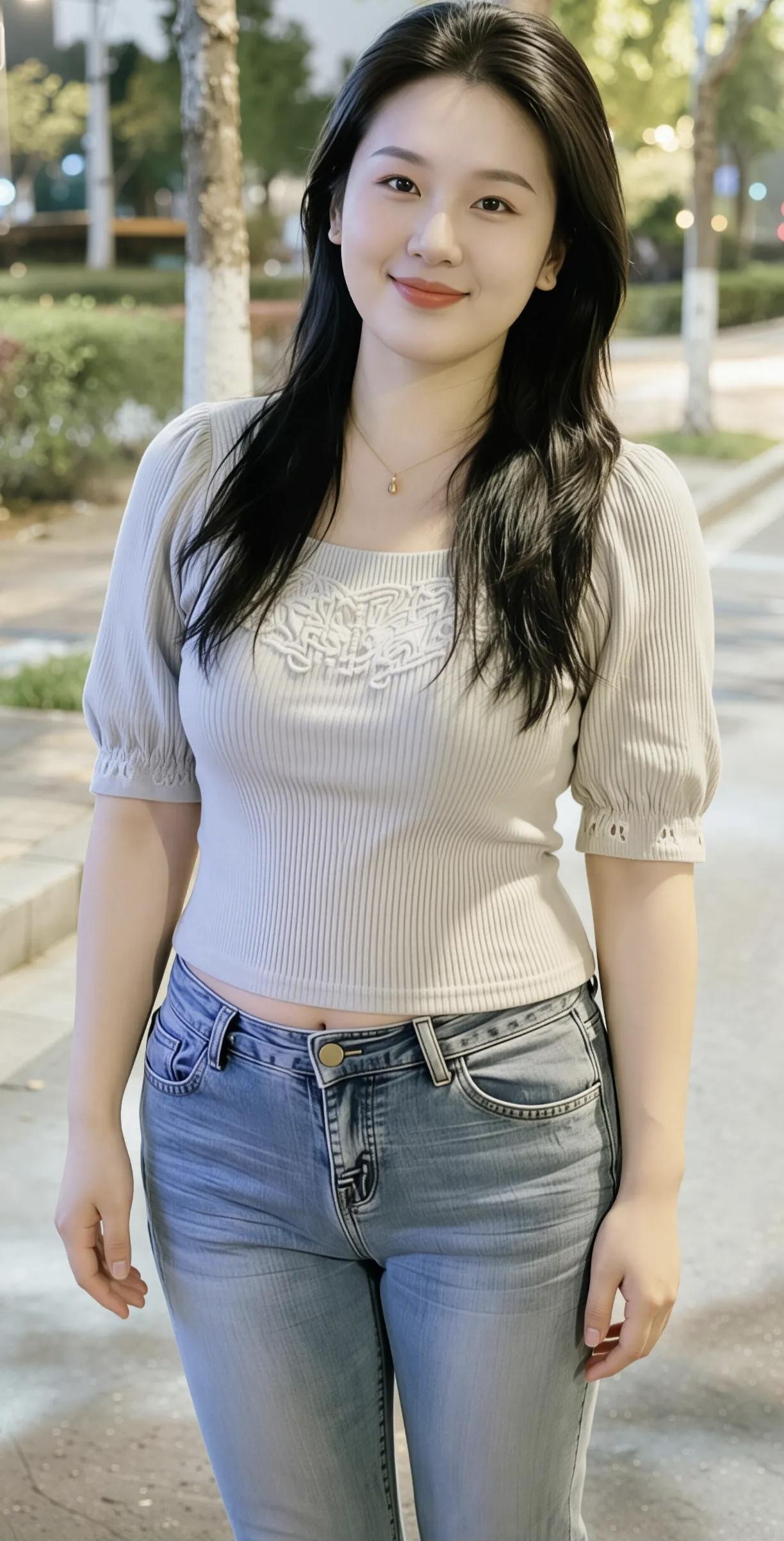 牛仔裤真是时尚界的宠儿，牛仔美女永远散发着独特魅力。