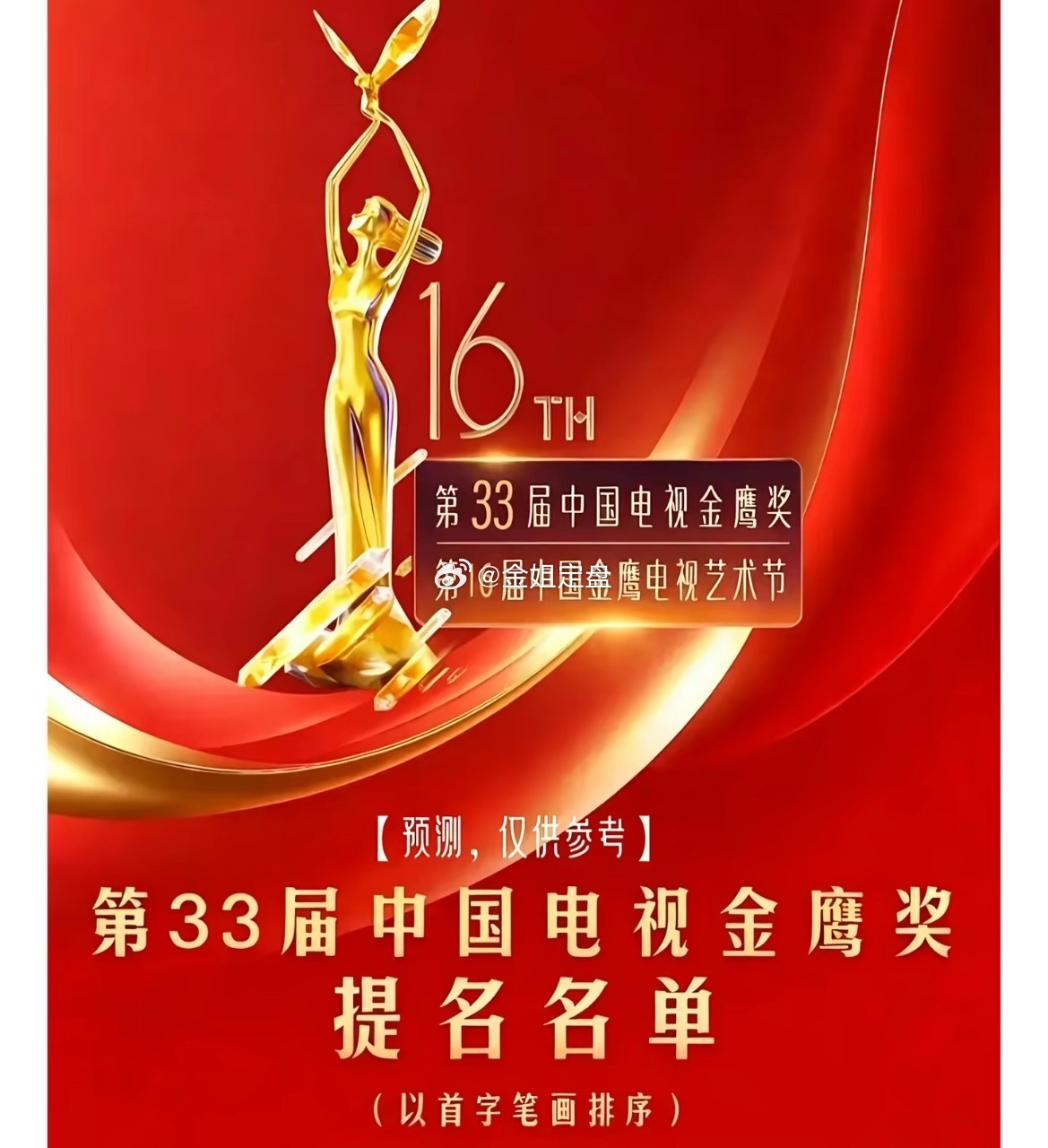 金鹰奖提名名单出炉完整提名名单正式公开，现实题材成为主力军，演员阵容神仙打架。有