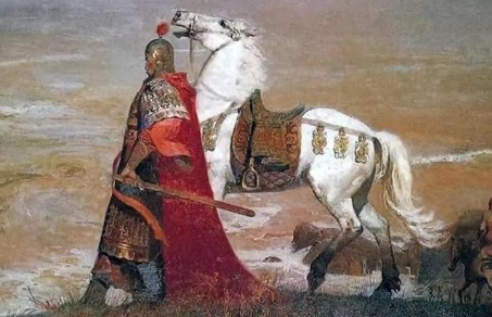 公元前103年，李陵率五千步卒对战匈奴主力，鏖战于浚稽山，双方战至酣处，李陵发觉