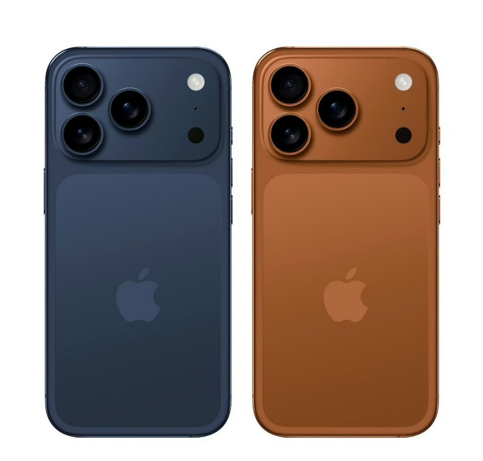 iPhone17Pro要整新活儿了，出了俩新配色。一个深蓝，一个古铜。怎么