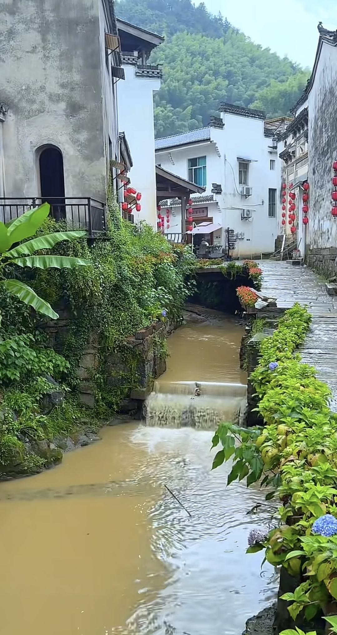 江南的烟雨小巷你画中执伞，长安的盛世繁华我笔下人间江南烟雨风景江南水墨风景
