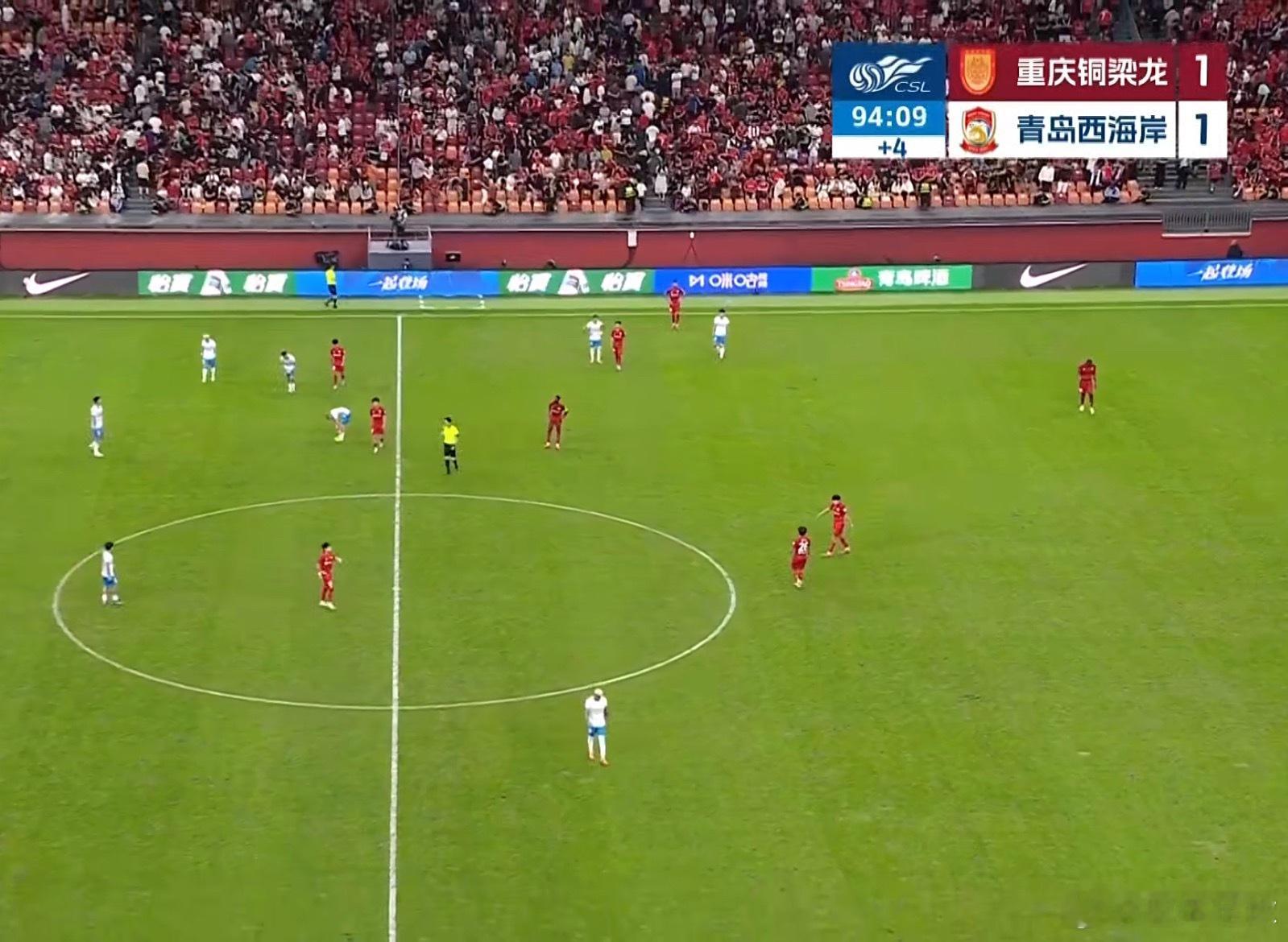 重庆铜梁龙战平青岛西海岸，延续中超不败。8轮不败，积分榜第二的成绩，作为升班马绝