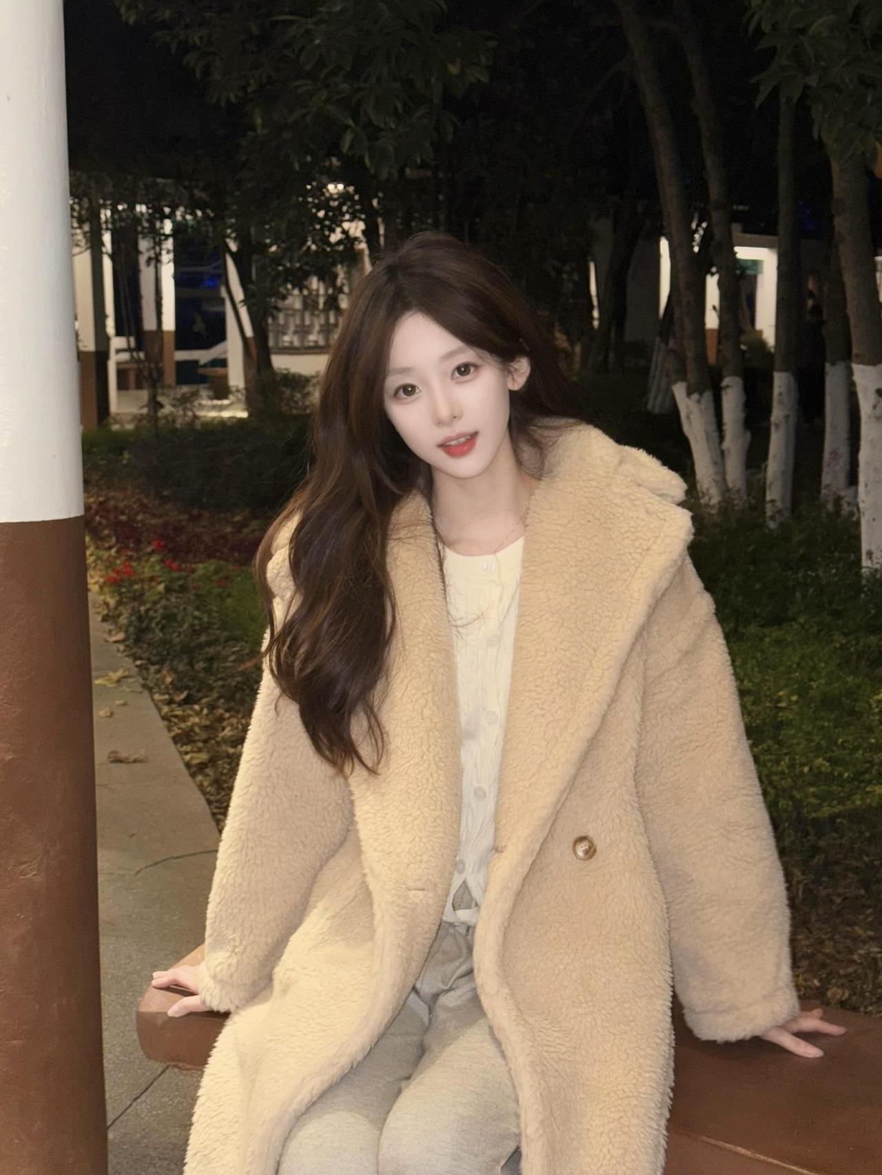 泰迪熊🧸感觉不显胖哎毛茸茸很可爱