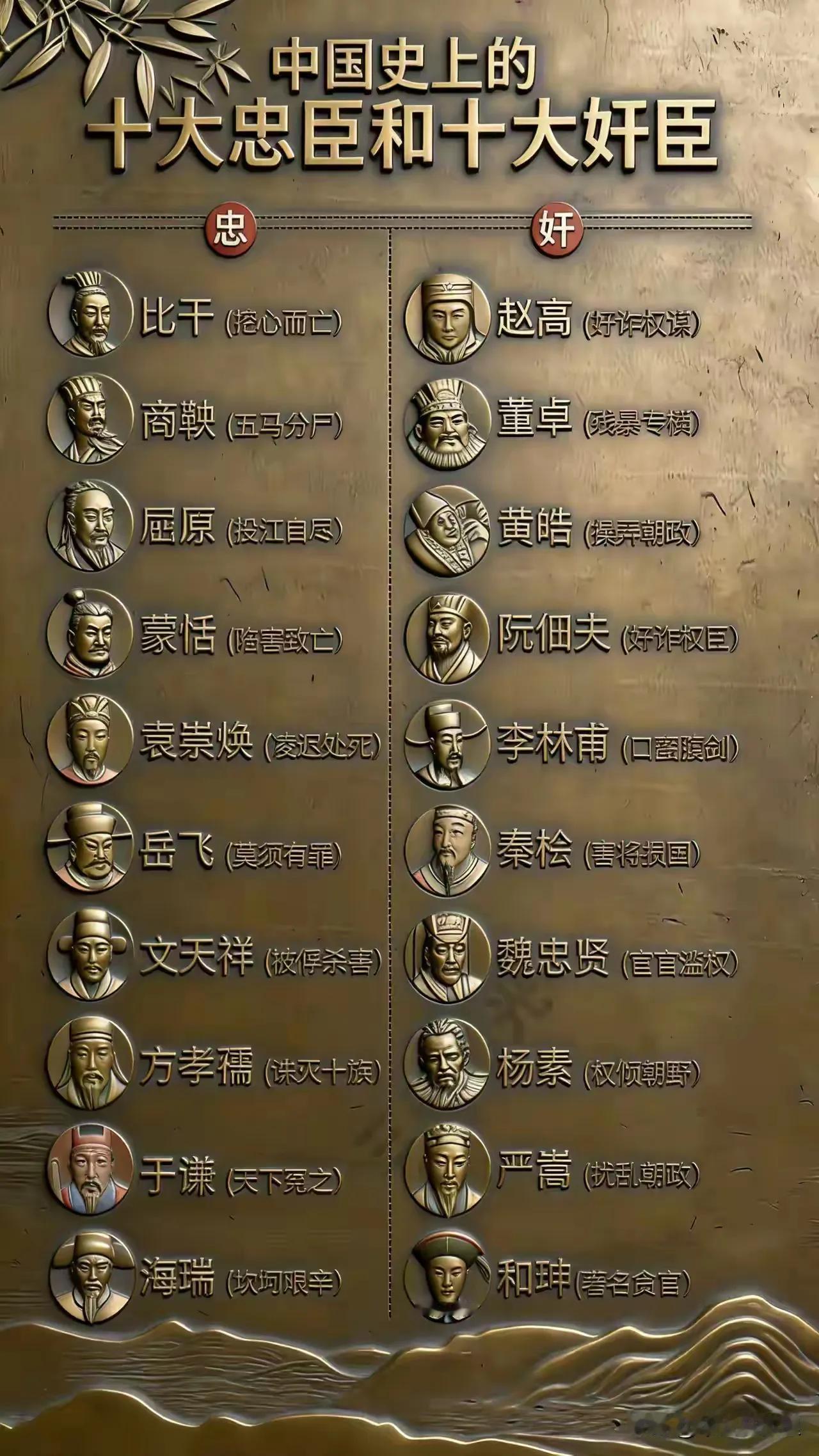 擅长历史的高手请进来，你们觉得这个排名对不对啊？.