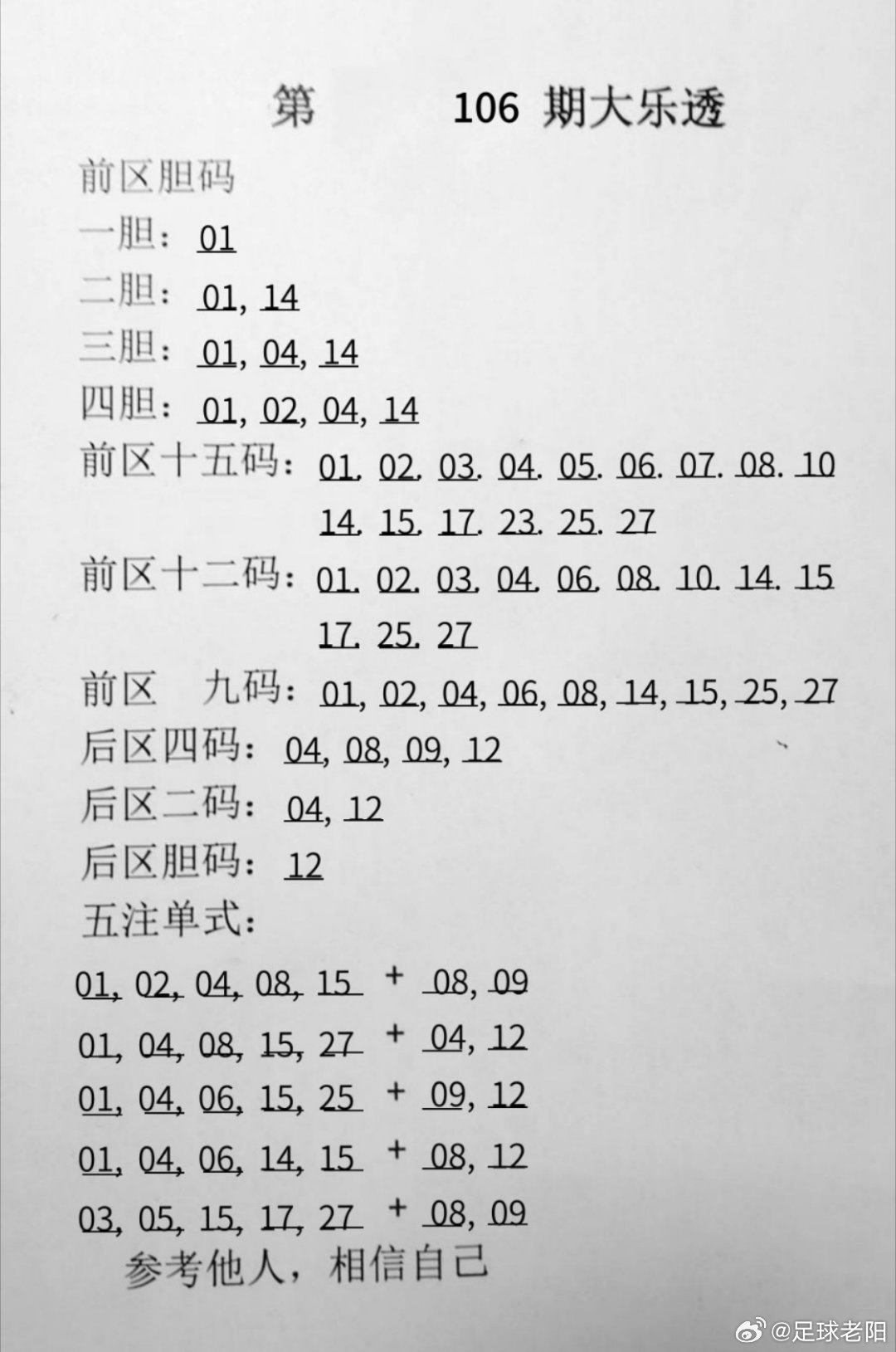 249期排三六码直选定位【432中1040】百位23468
