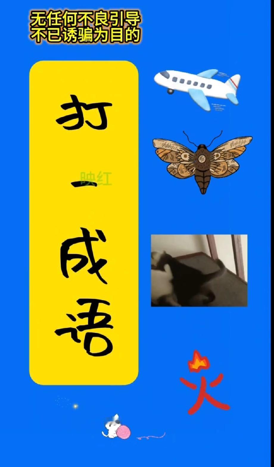 被这道“打一成语”难住了：飞机+飞蛾+黑影+火，你想到答案了吗？