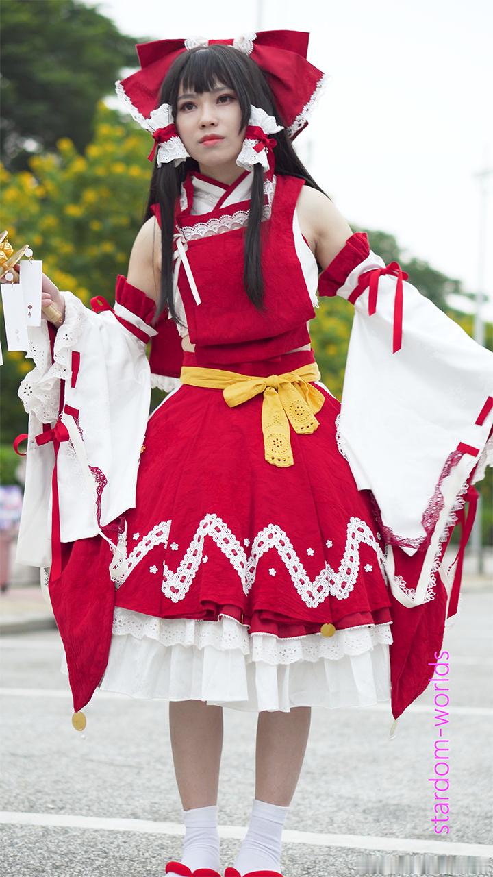 cosplay博丽灵梦cicf中国国际漫画节动漫游戏展CICF2021东方p