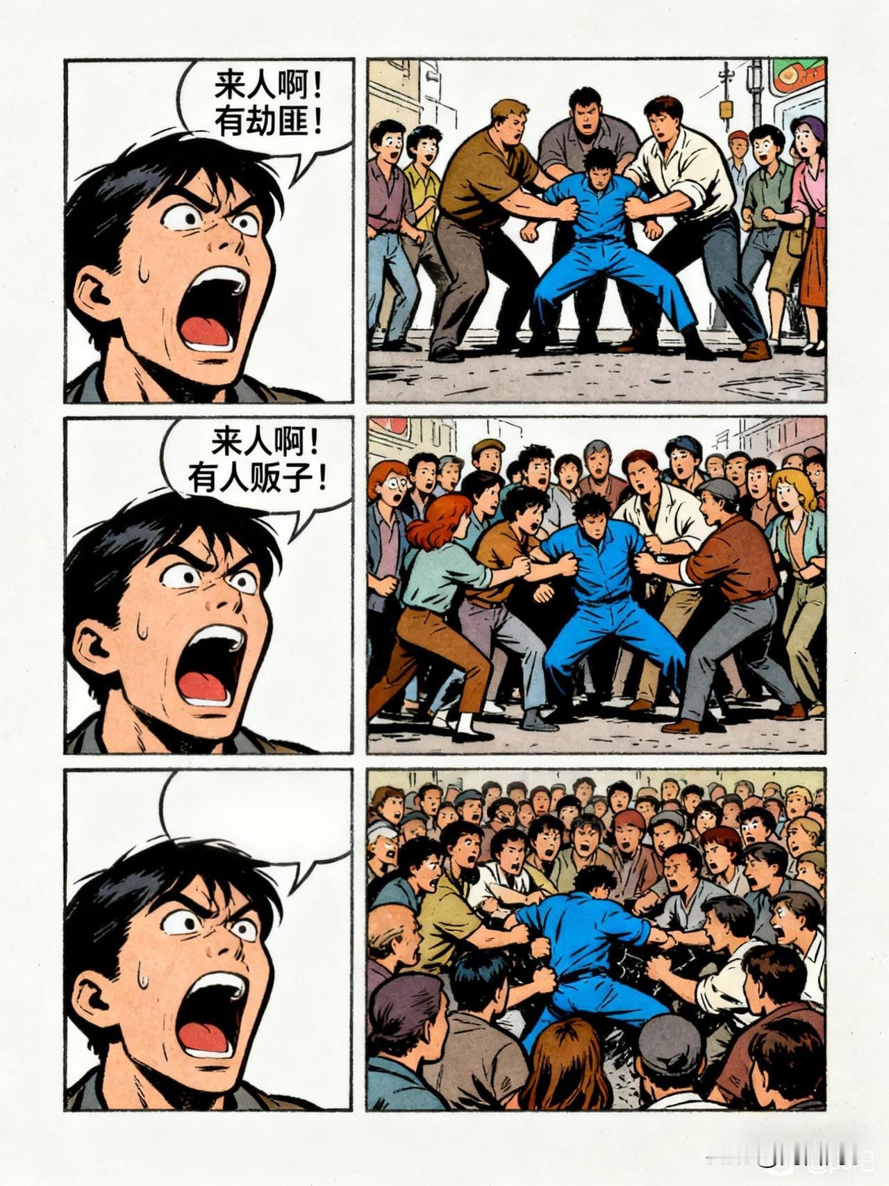 分析一下，这个男人说了什么？