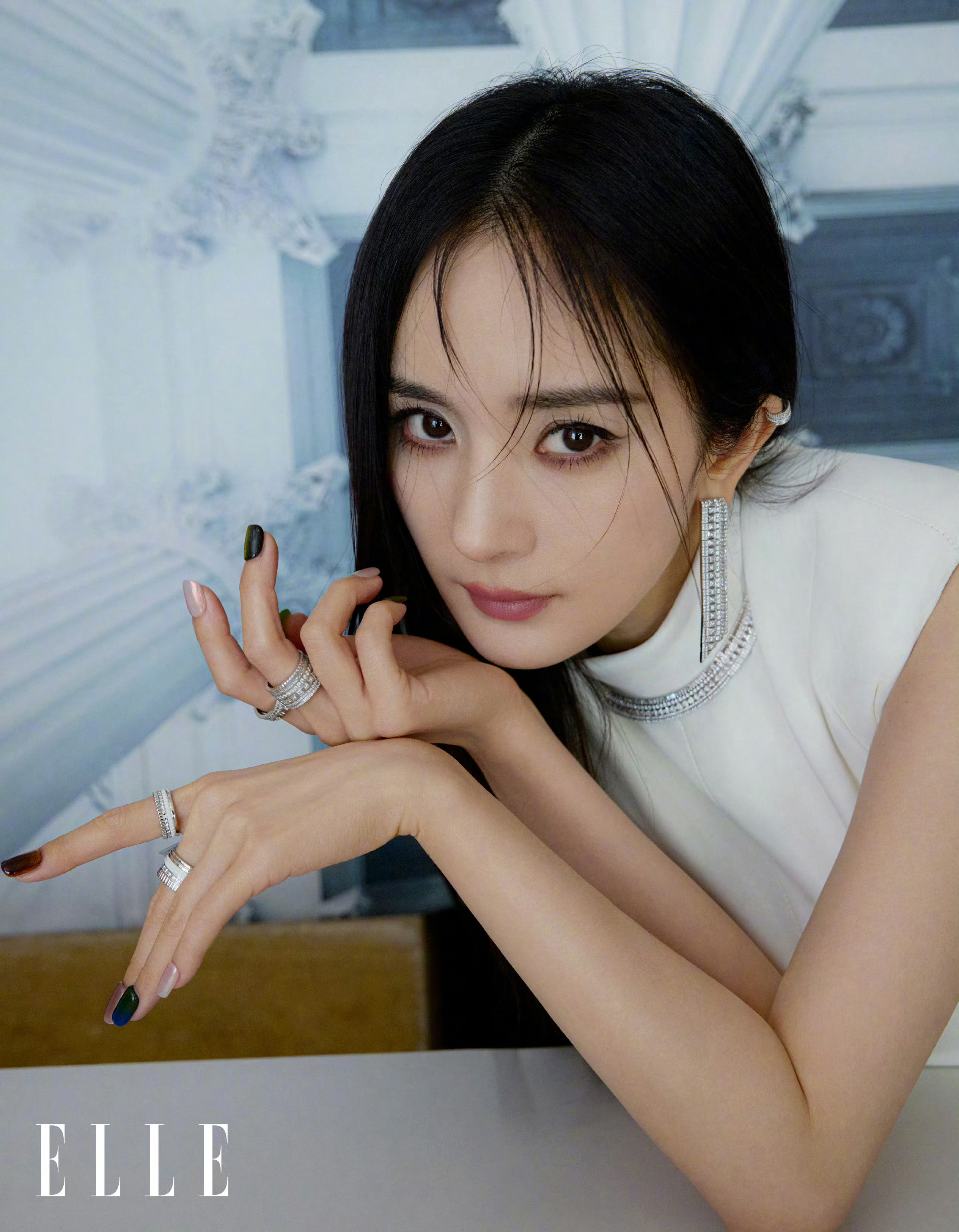 杨幂0912生日快乐回顾2024年ELLE六月刊，LOEWE、CL、Bouch