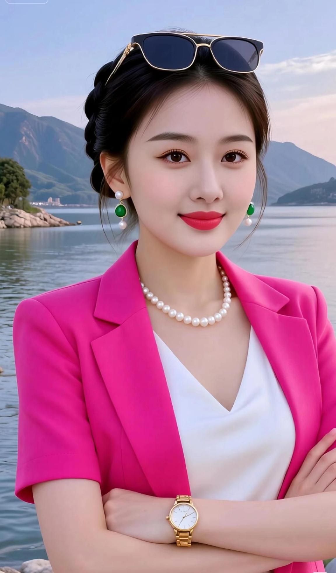 气质美女，时尚又优雅！