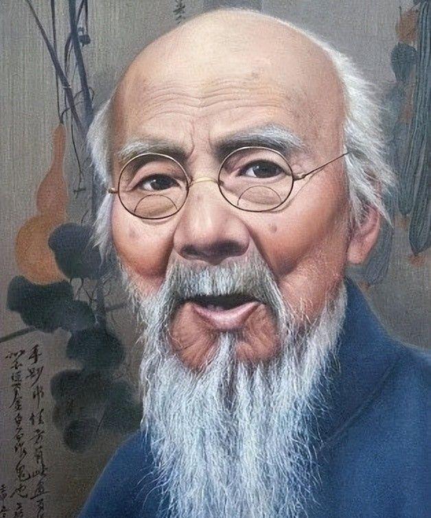 一天早晨，齐白石去买菜。他看到一小伙子的白菜好，便问：“白菜多少钱一颗？”小伙子