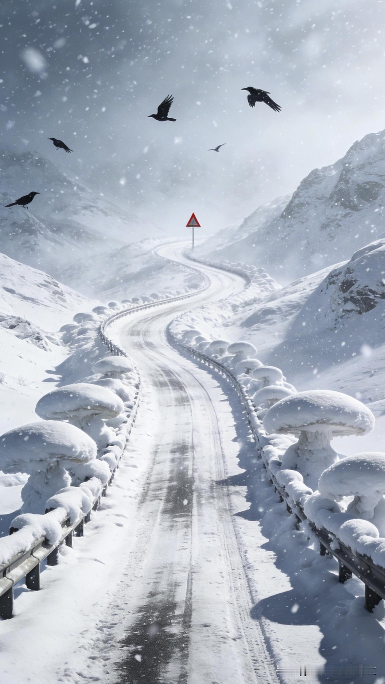 谁不是在天寒地冻里，攥着心头那点暖硬扛呢？风跟刀子似的，刮过脸颊生疼，吹透衣