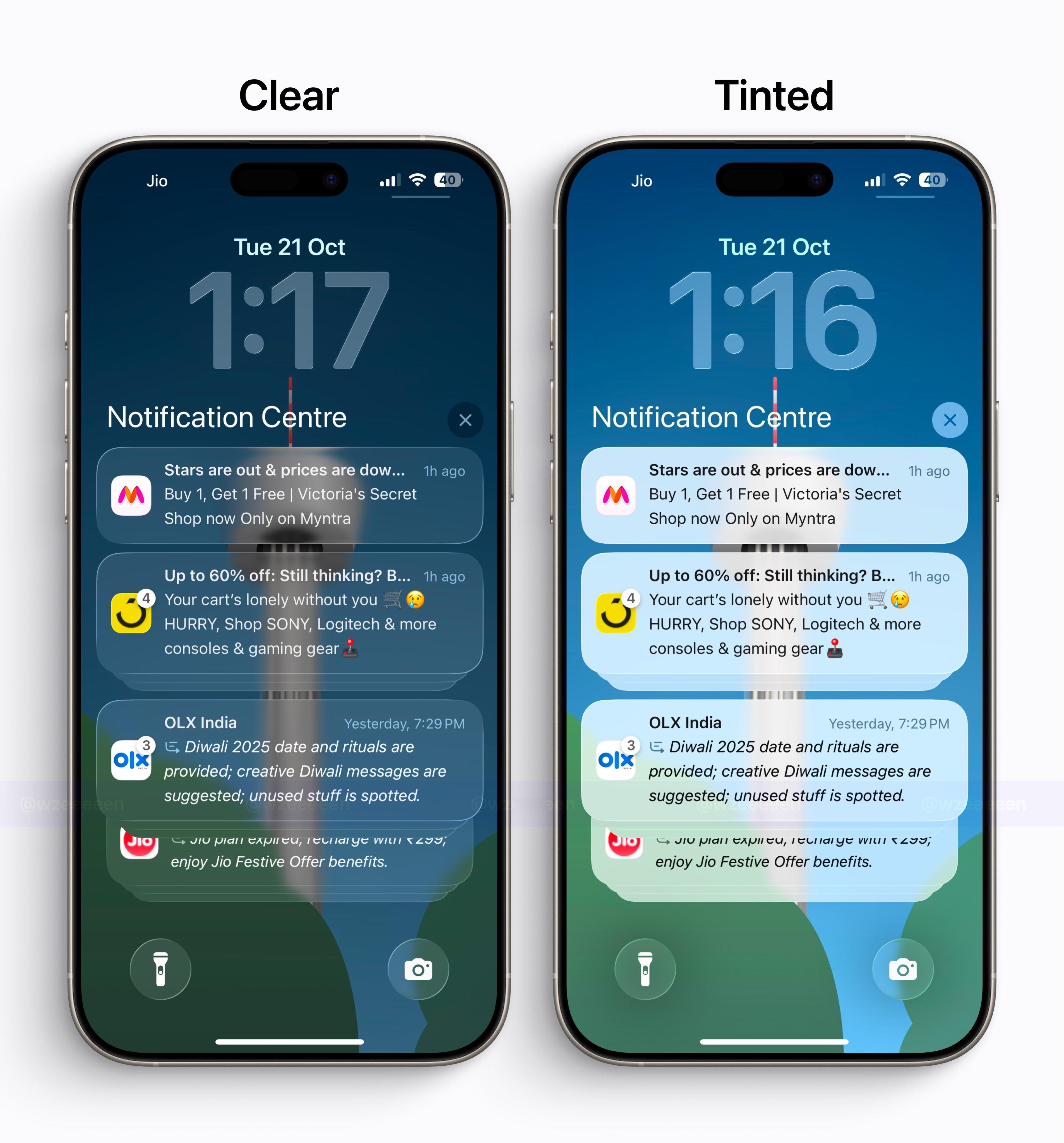 我现在觉得iOS26加入这个液态玻璃开关，不是苹果为了让你有两种选择，而是