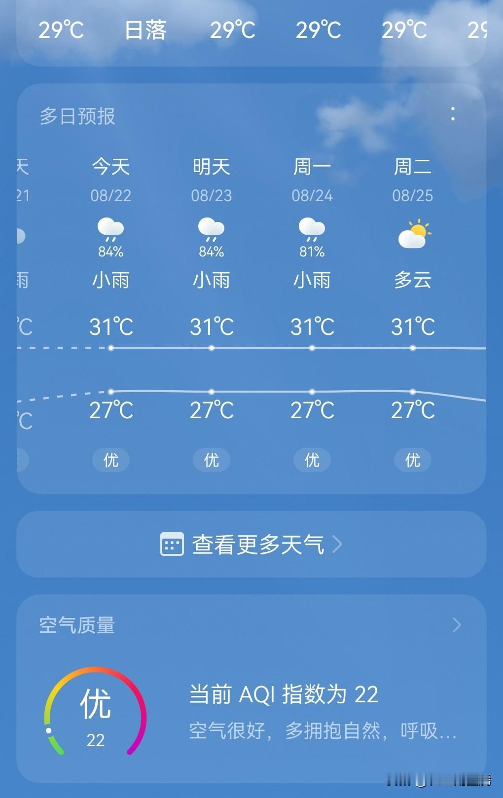 受台风影响，今年上海的天气真是一言难尽，自七月台风袭击上海以来，总体上海的气温比