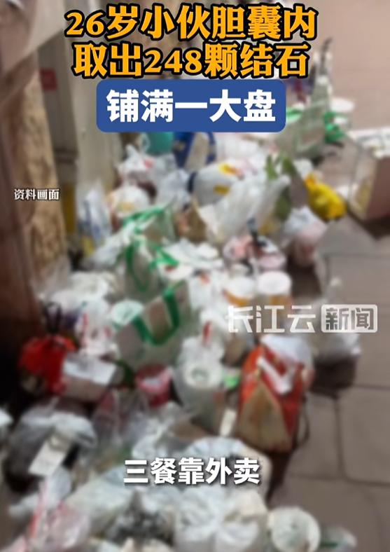 太吓人了！9月1日报道，四川，一26岁小伙腹部剧烈疼痛，他急忙去医院检查，发现胆