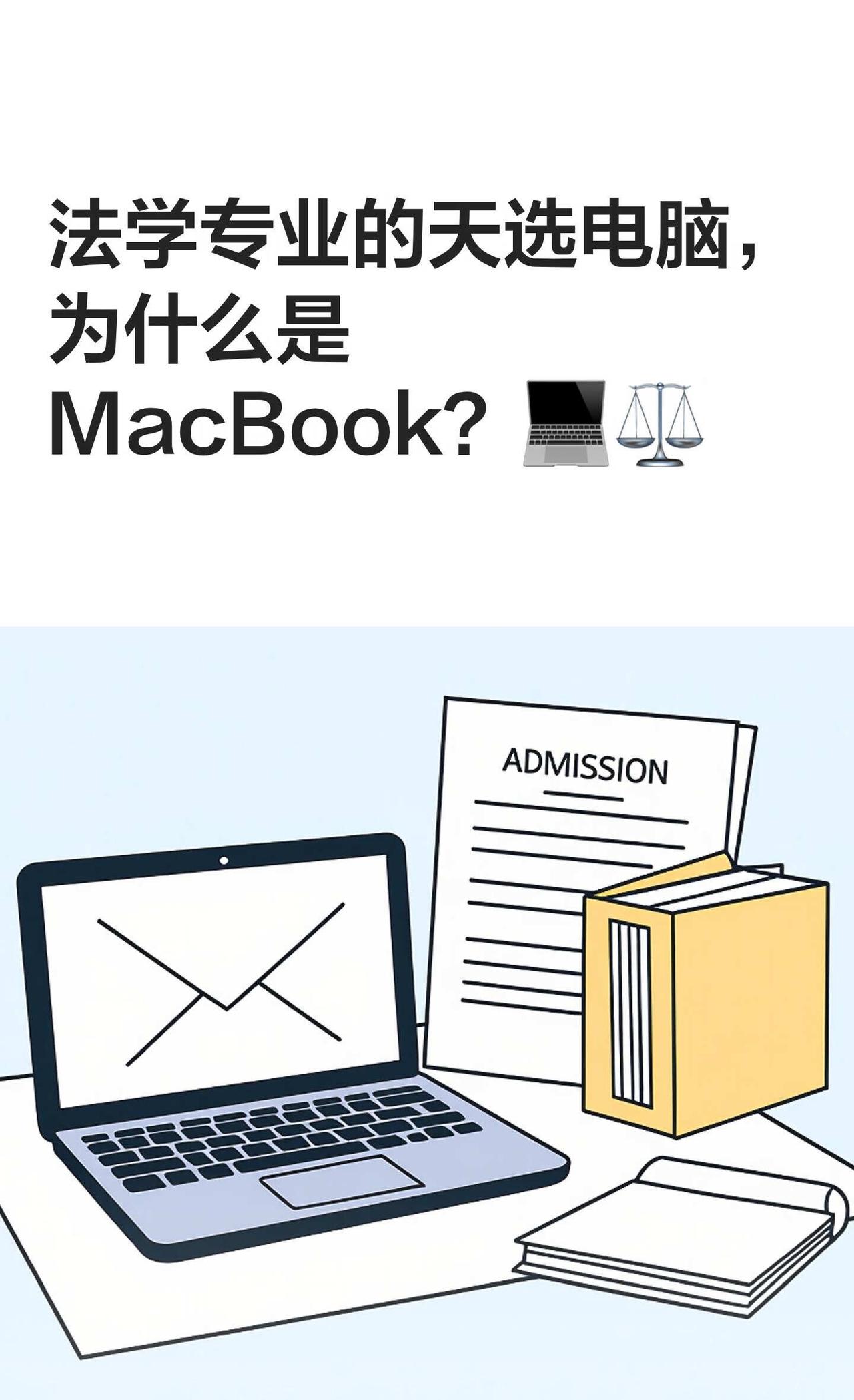 法学专业的天选电脑，为什么是MacBook？又到了新生即将开学要纠结买电脑的时