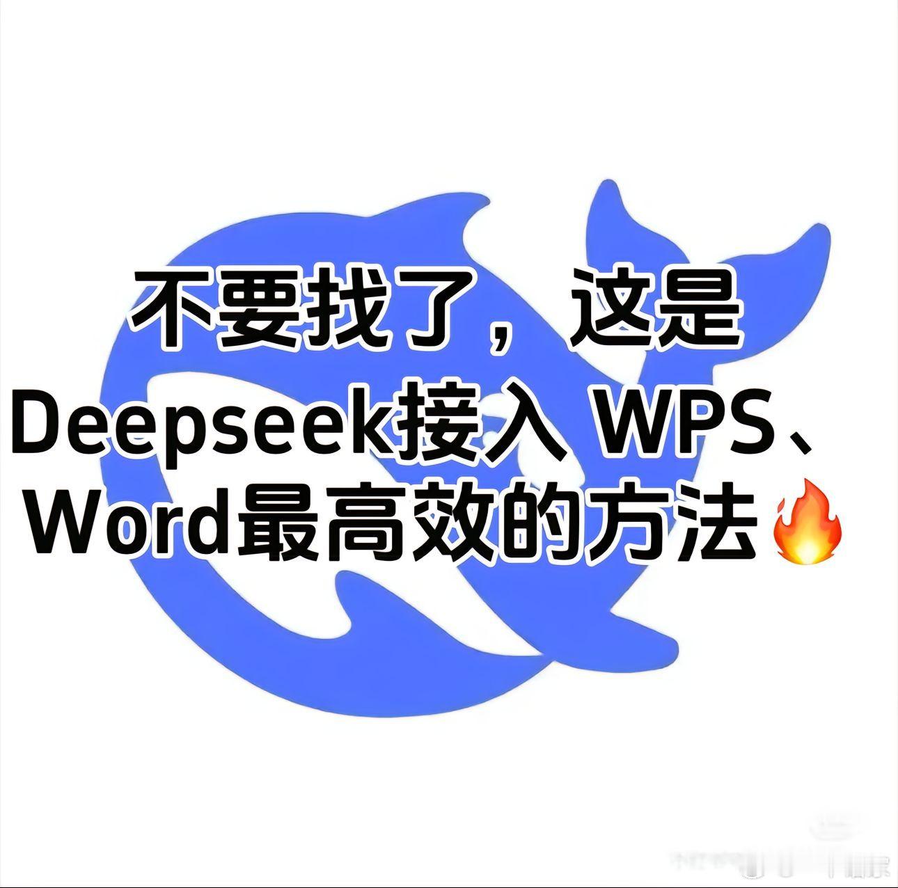 DeepSeek接入WPS，办公效率起飞