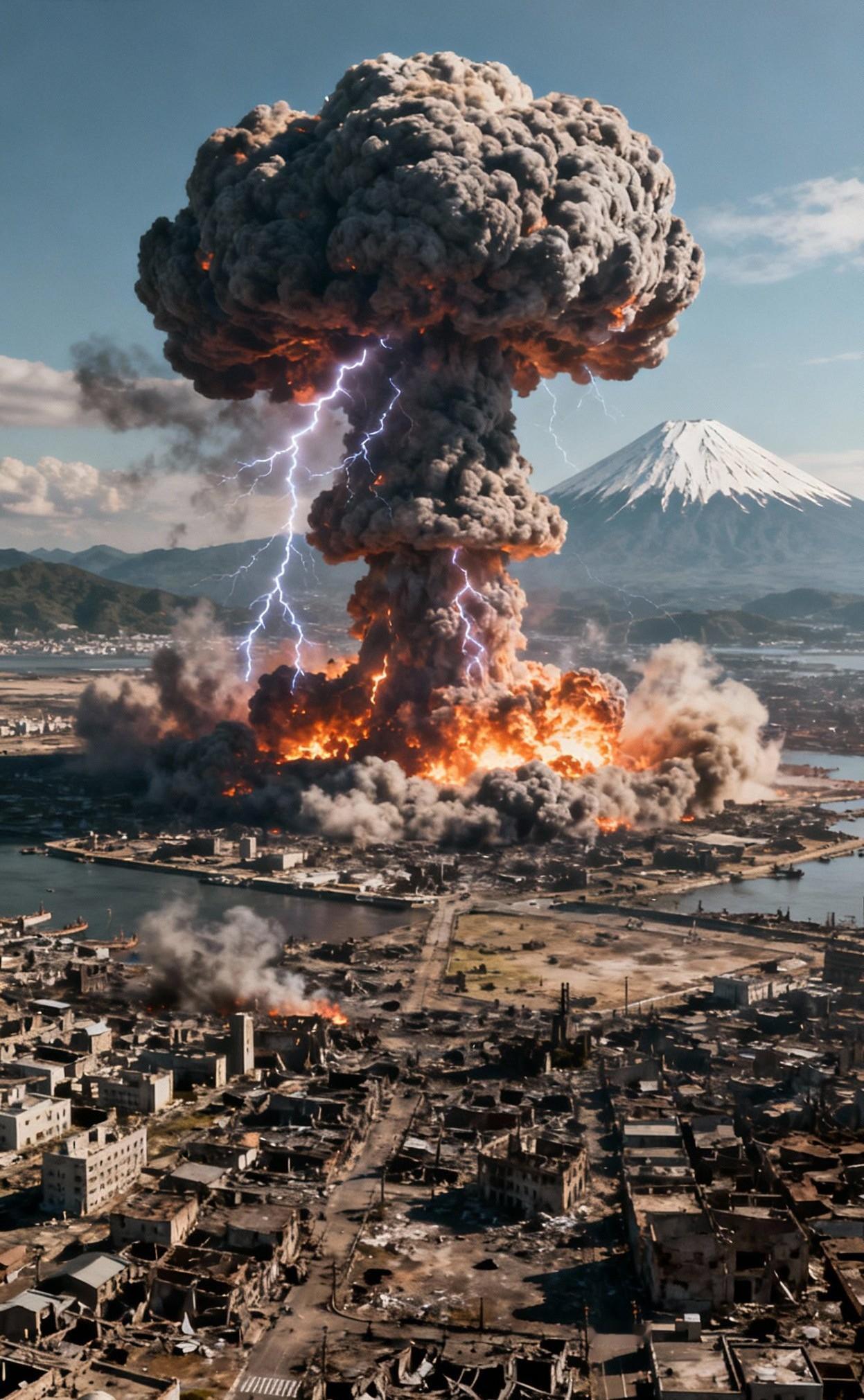 几个蘑菇云可以把日本平掉？