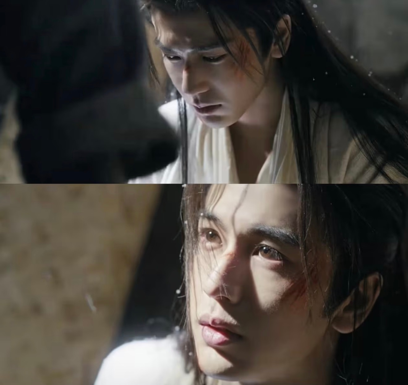 张凌赫田曦薇要奔着顶流去了目前看了几集，男主没一个镜头是不美的，古人叫美人还是严