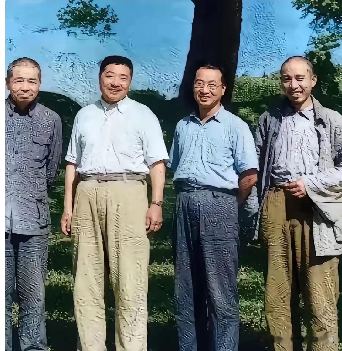 “湖南四杰”你听过吗？他们都是湖南籍的开国元勋，朴素着装，神态沉稳，气度不凡。左