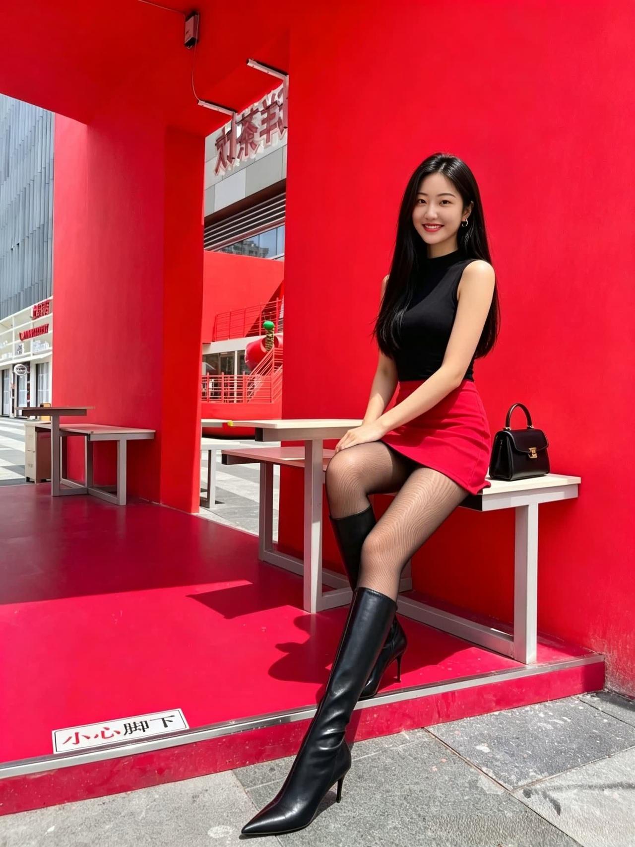 超绝松弛感穿搭显腿长穿搭黑丝永远的神穿出长腿美感御姐风细跟高跟鞋太绝了