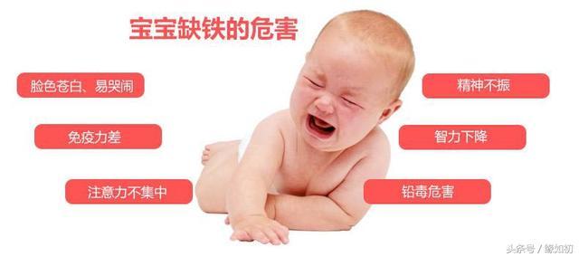 有这些表现 说明宝宝缺铁啦! 宝妈不要忽视。再不重视宝宝要受罪