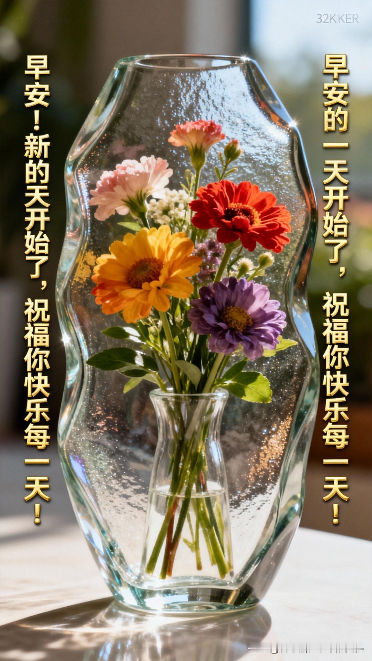 早安，我的朋。新的一天又开始了，阳光洒在窗台上，像是为你点亮的每一缕温暖。愿你的