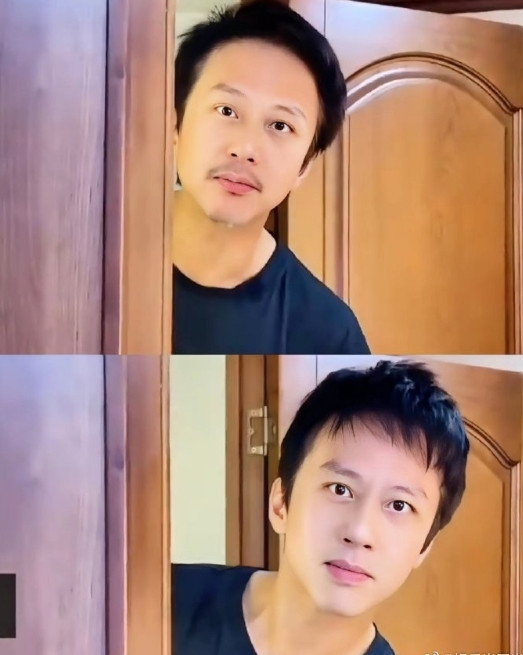 孙俪晚上又要开心得睡不着了。​​没想到邓超能给她那么多惊喜。46岁的邓超，胡子