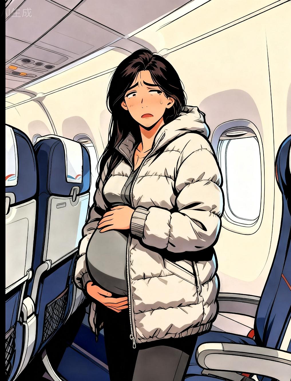 怀孕不能上飞机？孕36周瞒报登机闹延误了。11月10日成都飞石家庄的航班上，