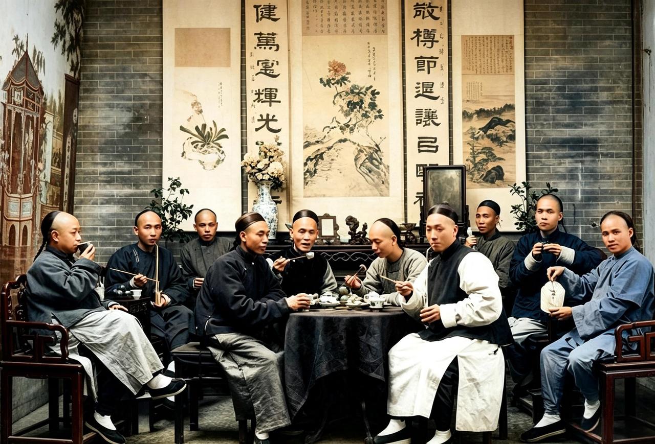 如今下馆子，吃完扫码走人，人走账清，谁也不欠谁。可放在老北京，这规矩得反着来。老