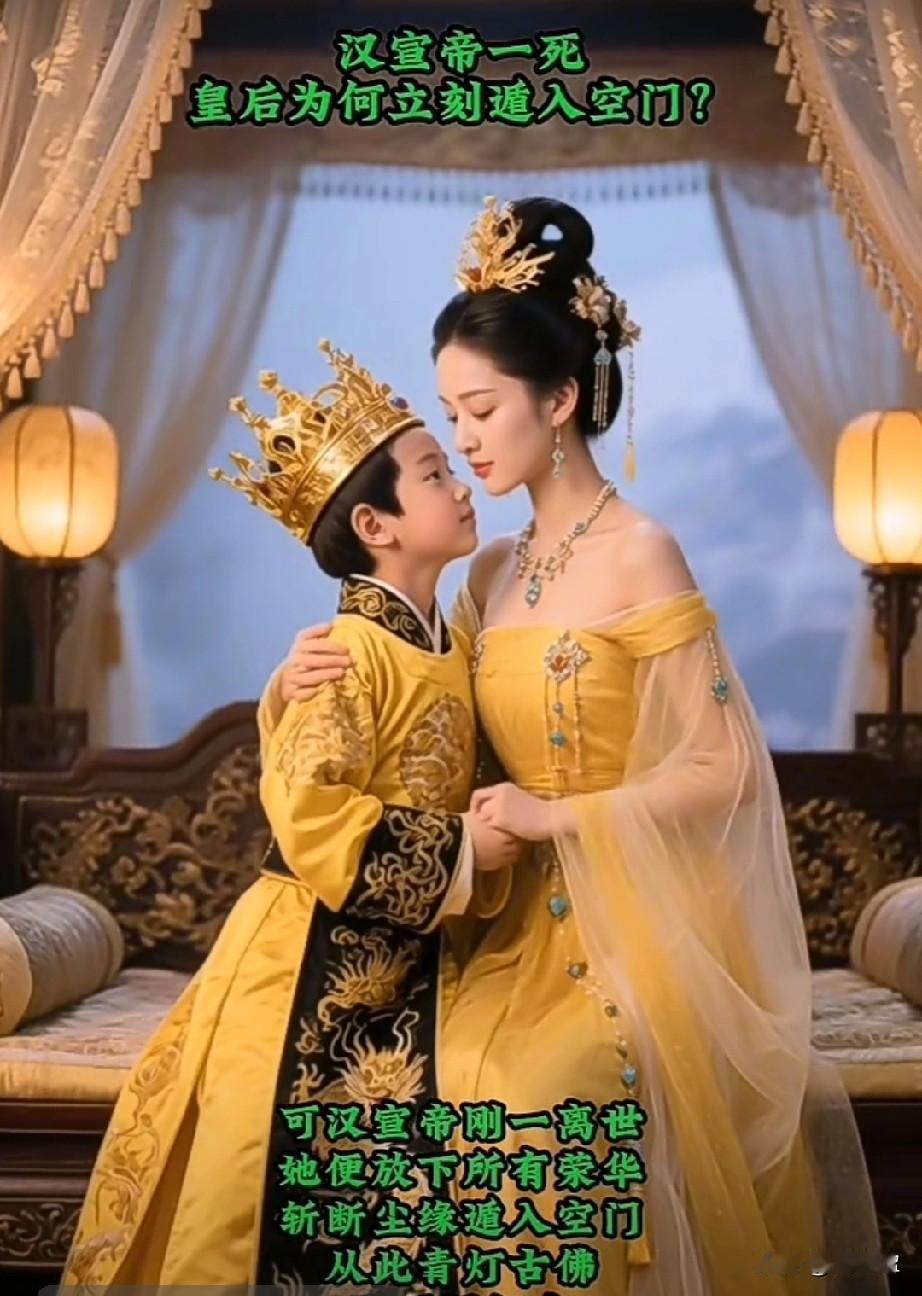 她曾是风光无限的后宫之主，受尽荣宠，母仪天下。可汉宣帝刚一驾崩，她便斩断
