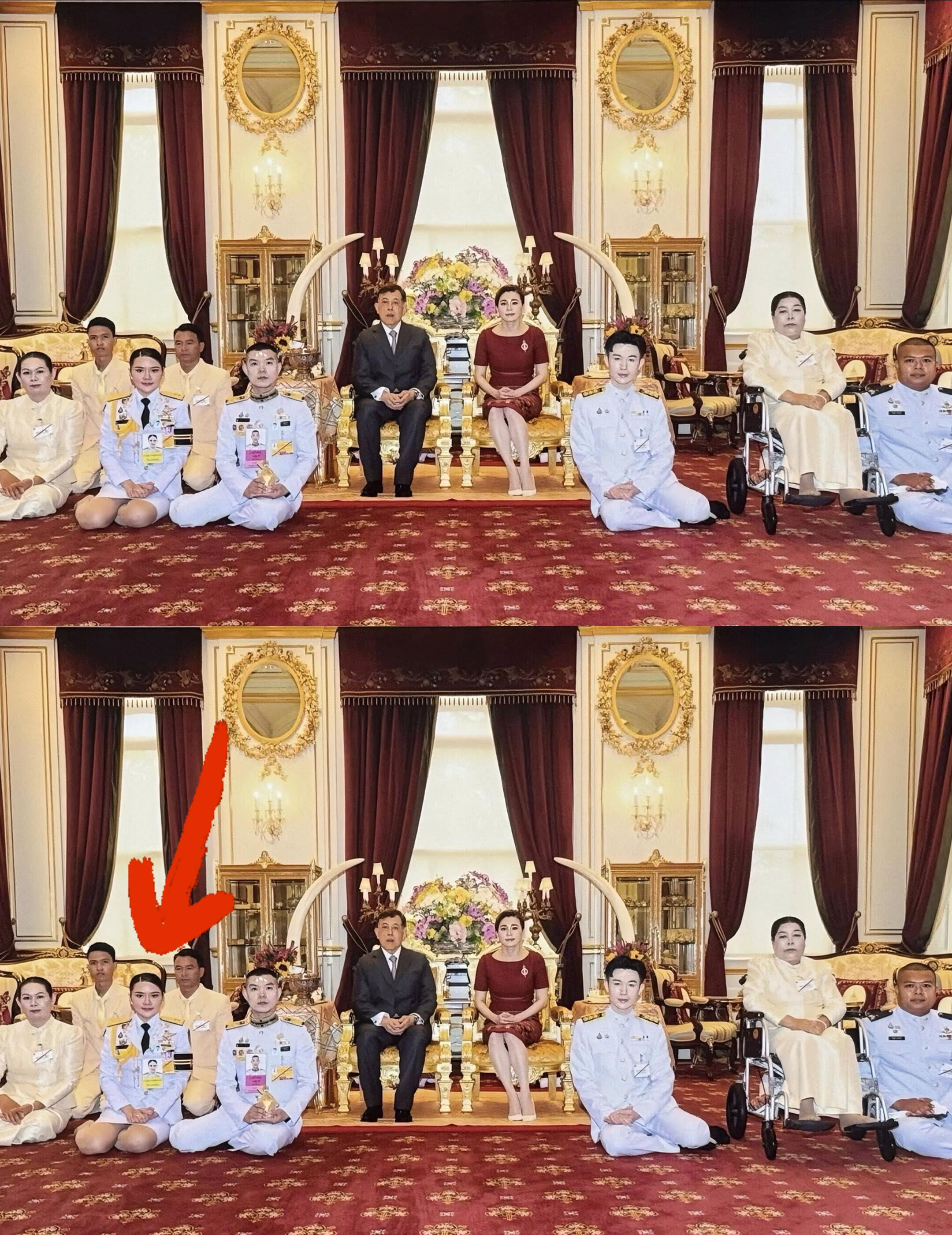 泰王给俩男下属证婚震惊！泰国国王竟然亲自给两位男下属主持