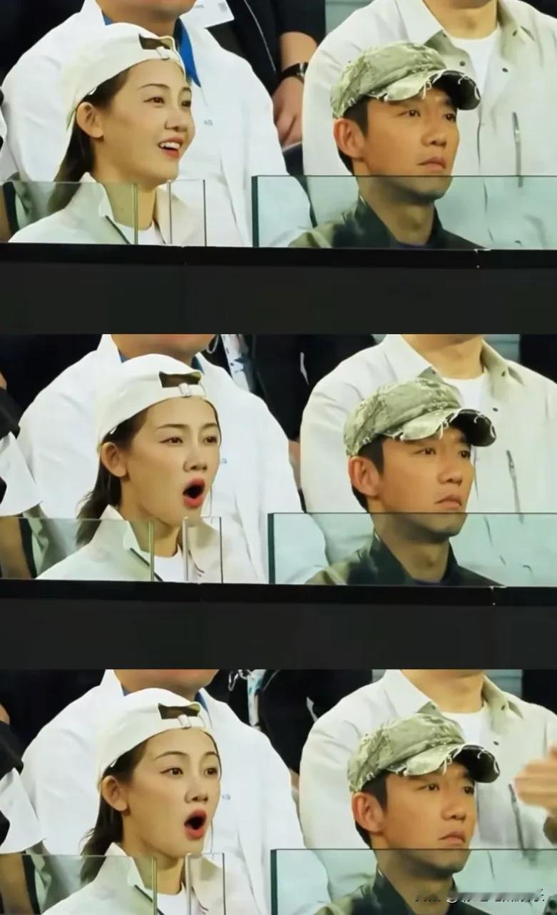 郑恺可能有点嫌弃苗苗了，当网友问他旁边的女人是谁，他说鹿晗。郑恺看似玩梗，实