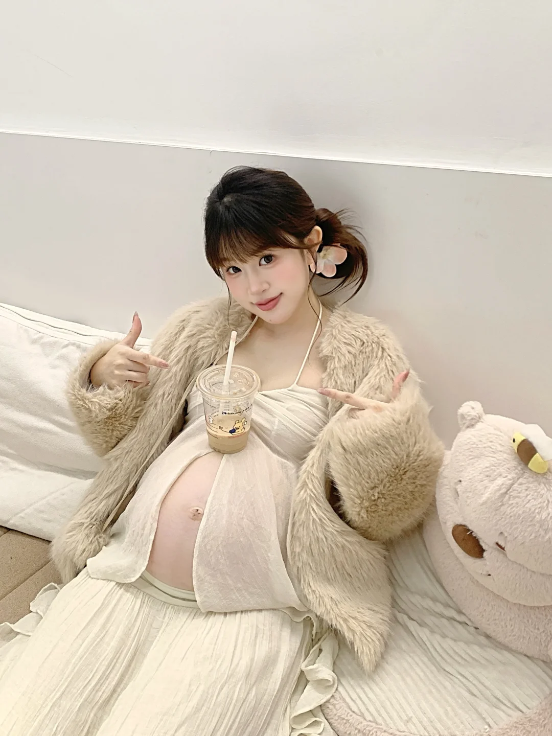 当然啦！怀孕也可以很漂亮