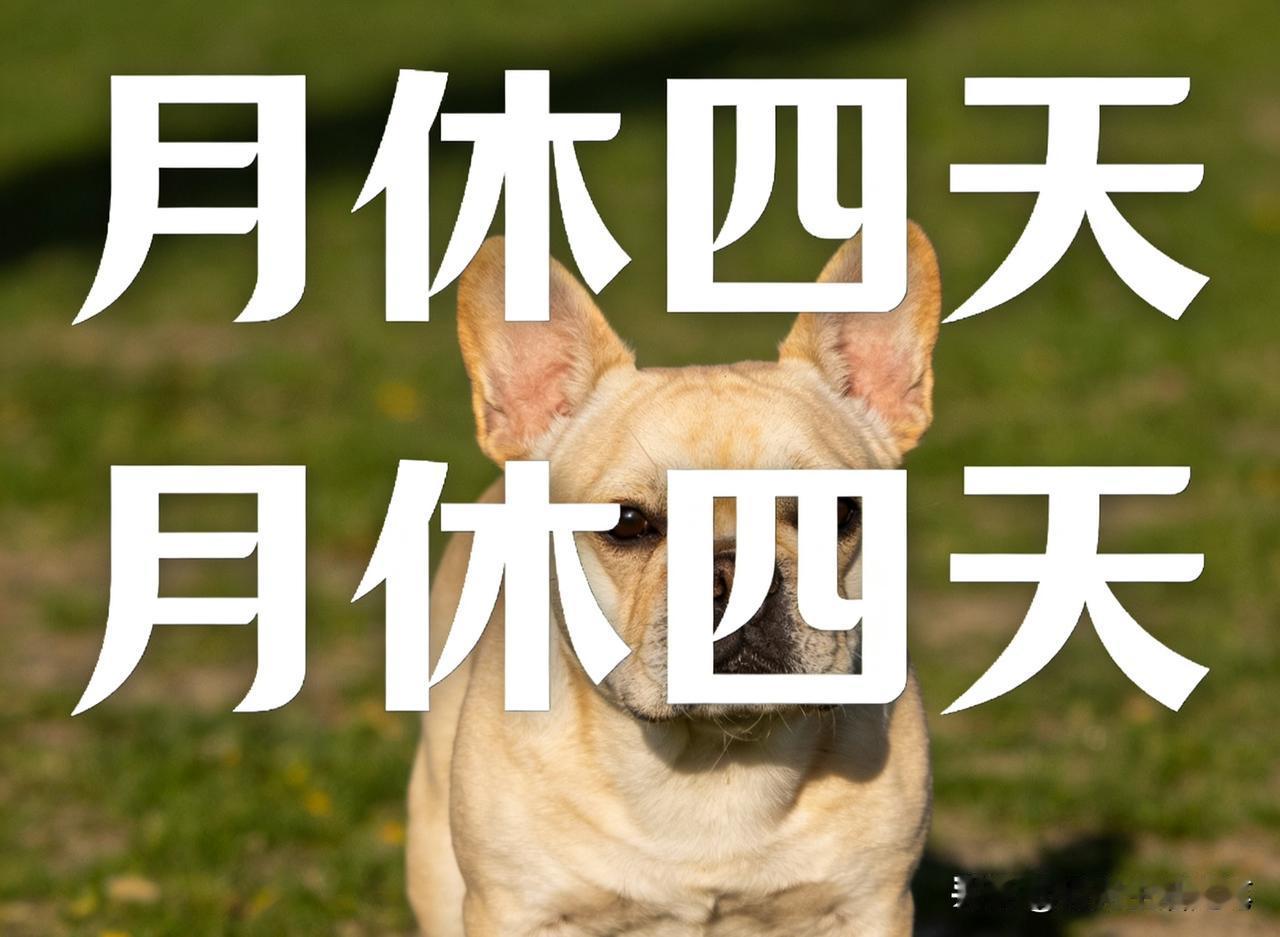 比单休更离谱的，是“月休4天”被玩成了数学题！家人们，最近看到一个扎心真相