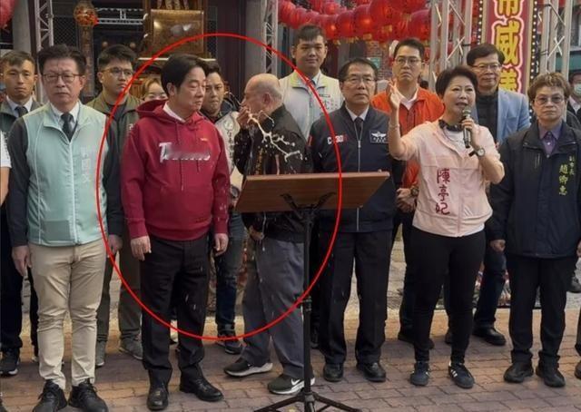 做的事连神仙也看不下去了？2月18日，就在赖清德到台南祀典武庙上香时，武庙一位负