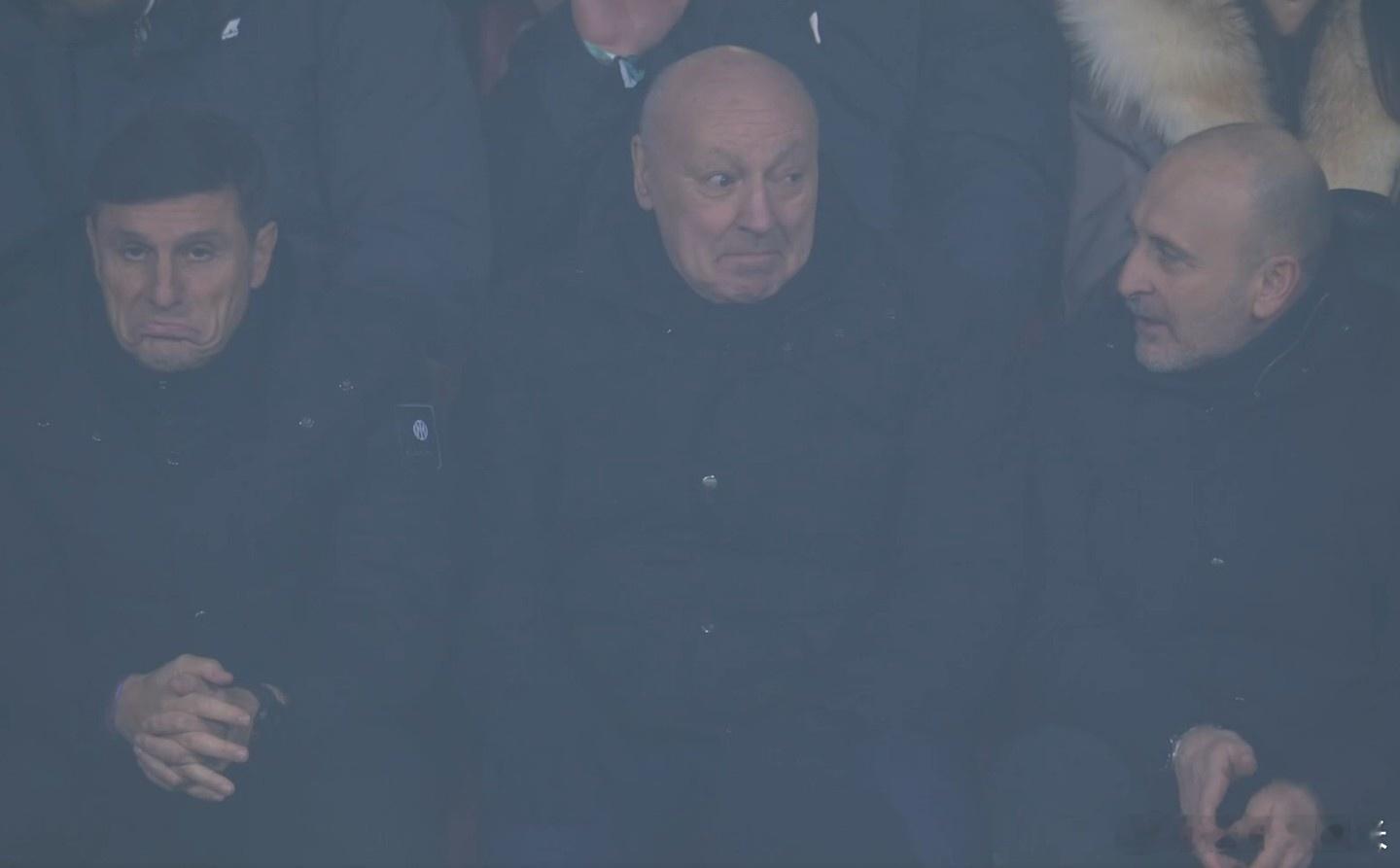 泽林斯基远射破门时萨内蒂和马洛塔的表情国际米兰意甲热点现场