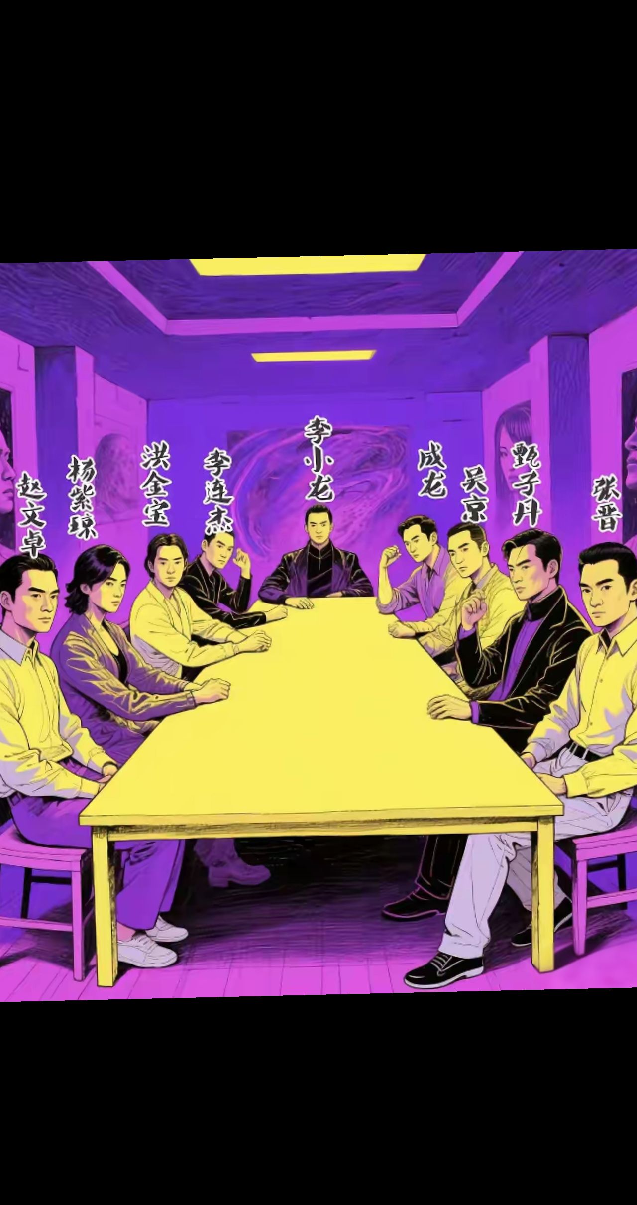 中国动作明星千千万，但是能上这一桌的只有这9人，其他的只能站着…