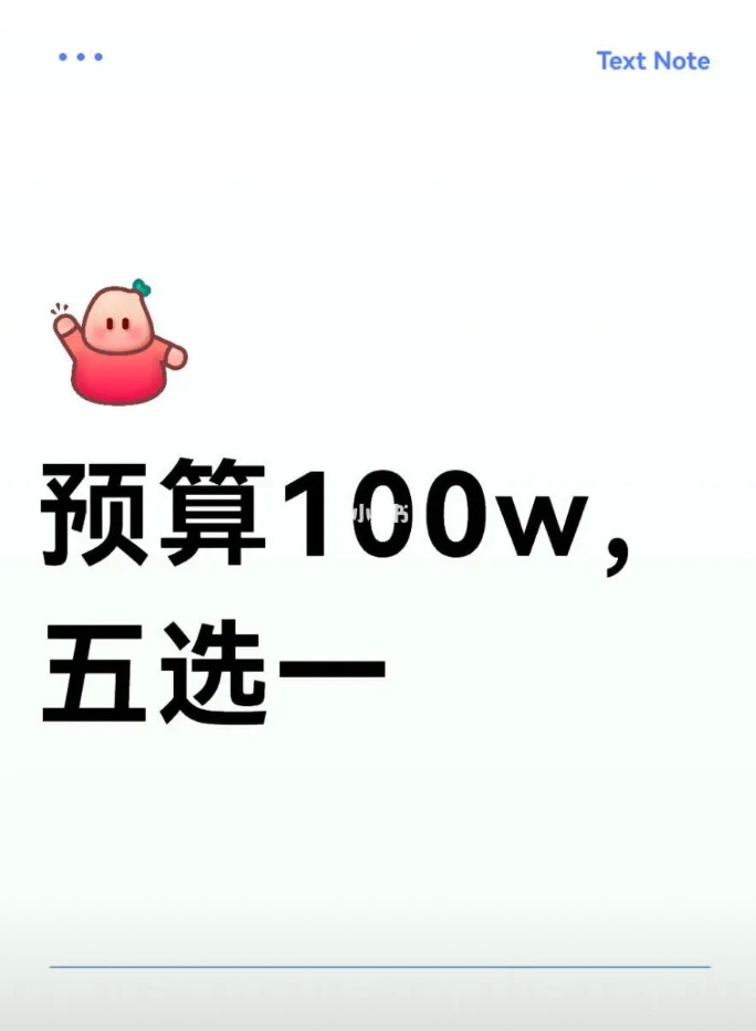 老爸给我100w买车咋选主要是想商用，再兼顾一下偶尔的全家出游，第一次买不知