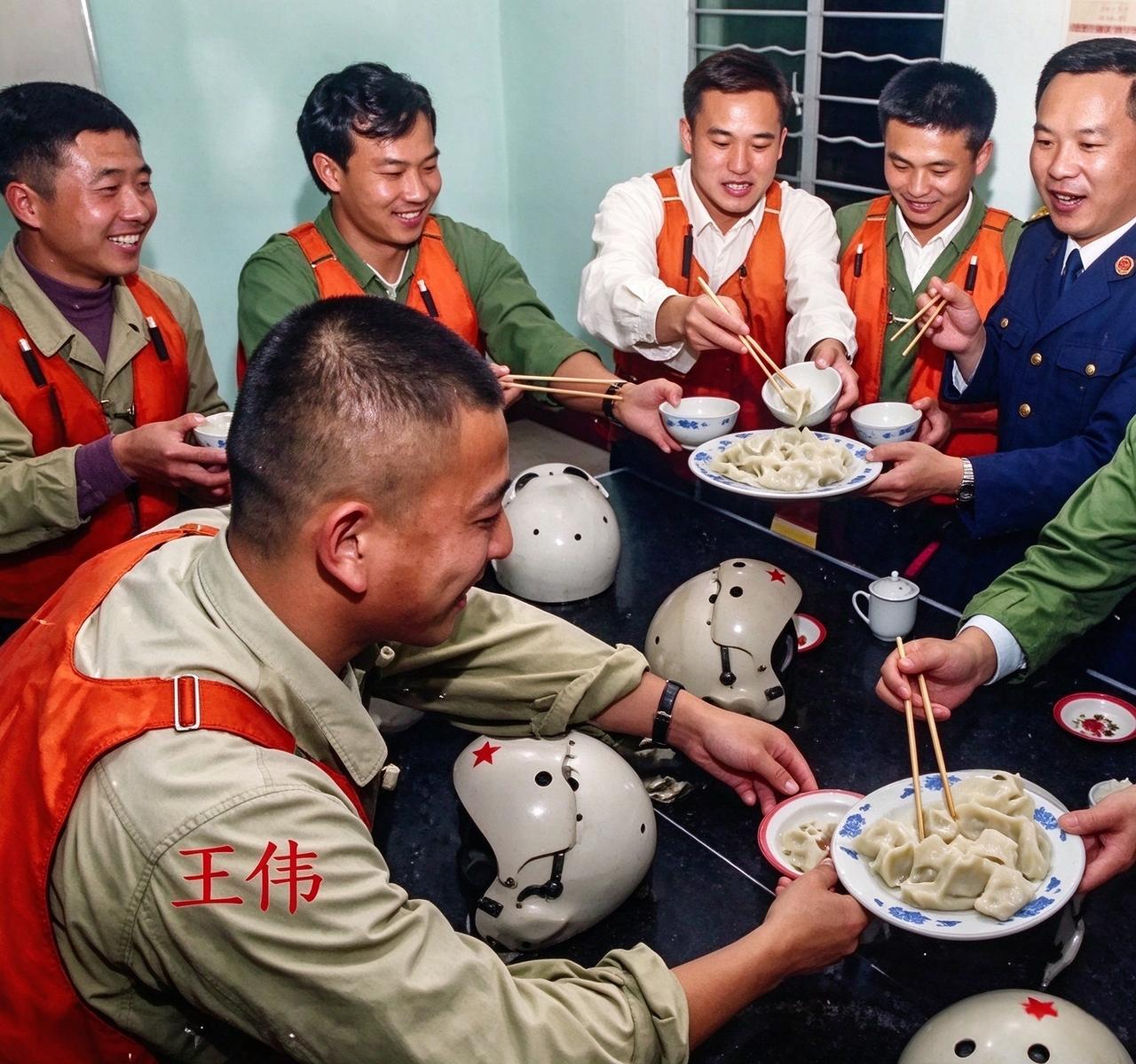 二零零一年春节，南海某部的食堂里热气腾腾。结束阶段性训练的官兵围坐一处，手端搪瓷