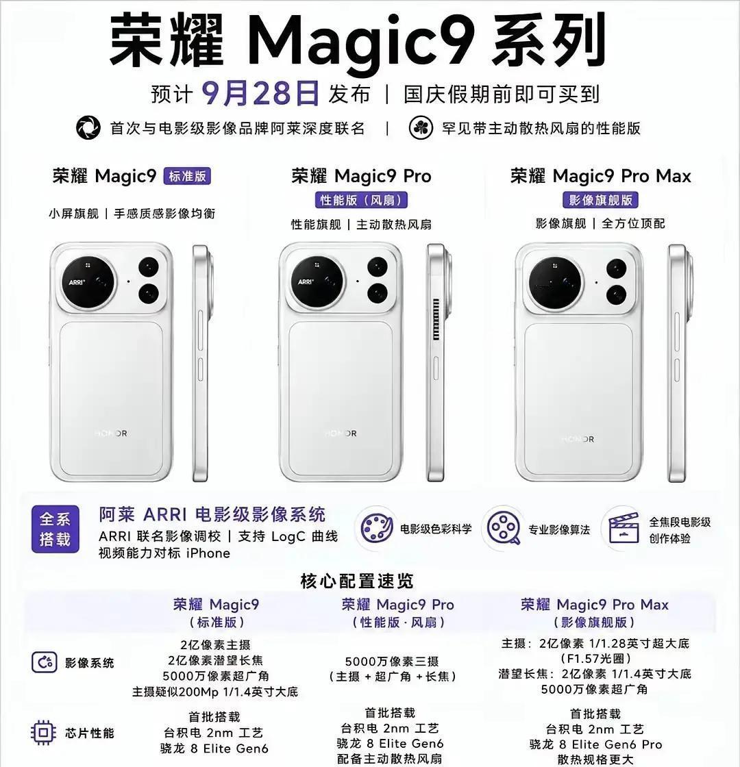 万万没想到！荣耀Magic9这刀法太狠了！小屏党盼了半天的真旗舰来了，荣耀