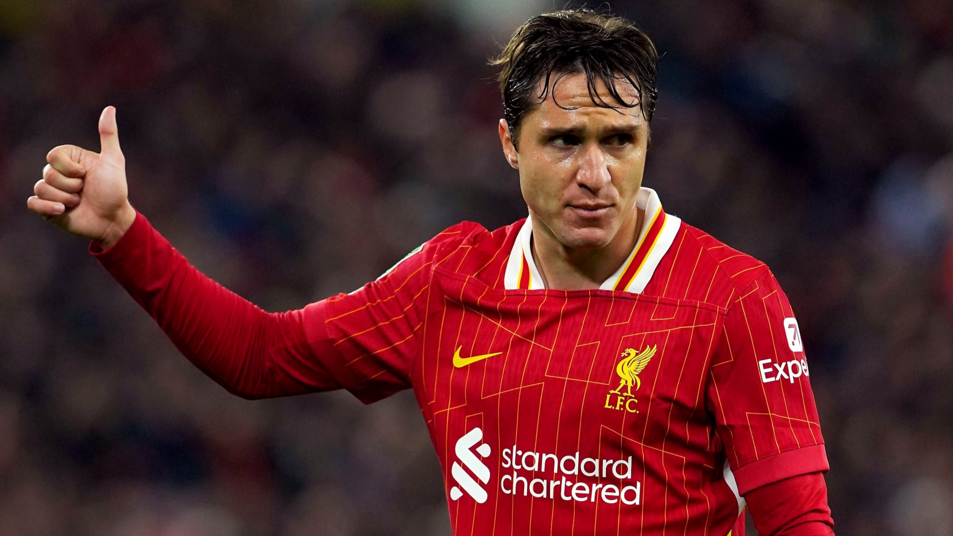 记者透露：国米已经表达了对小基耶萨的兴趣，冬季考虑租借并附带优先买断权。这可能